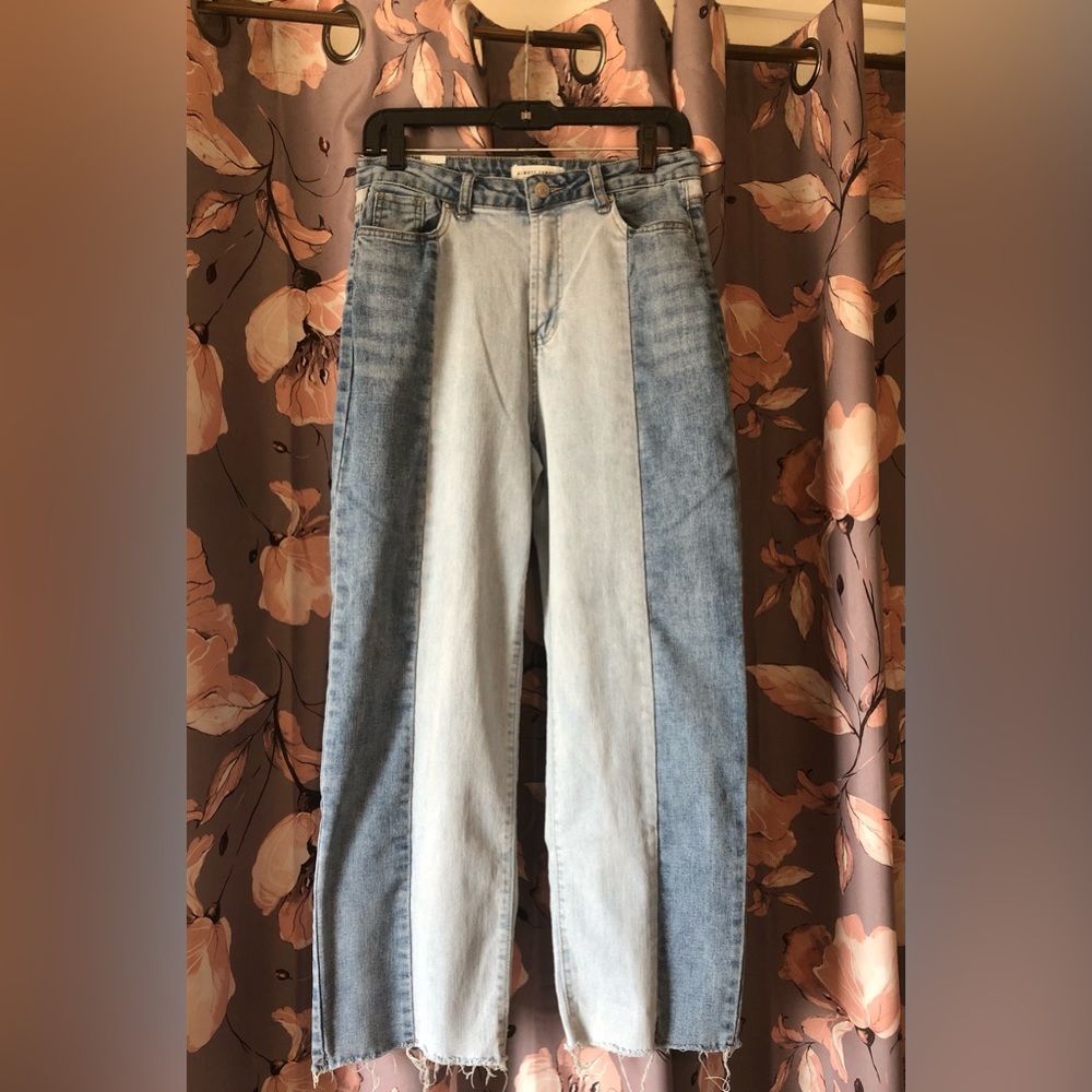 almost famous two-toned jeans